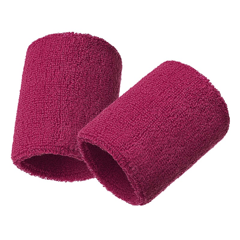 Bememo 12 Pcs Neon Sweatbands Wristband Sweat Wrist Band Competitions Absorbent Sweatbands for Men Women, for Sports, Running(3.15",Pink, Dark Pink, Dark Purple, Orange, Green, Lake Blue) - Image 5